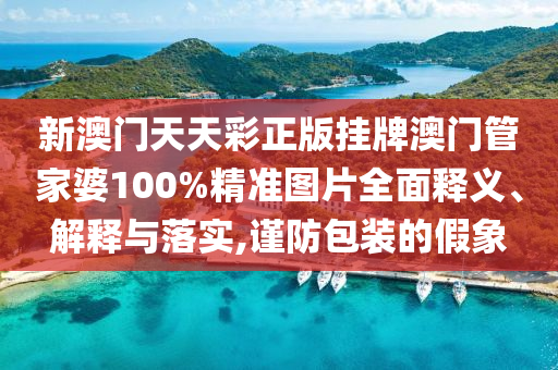 新澳门天天彩正版挂牌澳门管家婆100%精准图片全面释义、解释与落实,谨防包装的假象